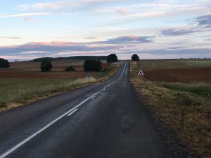 À 6h30 sur la Via Trajana. 