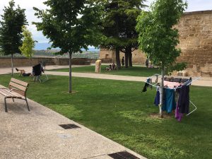 L'heure de la sieste à Viana.